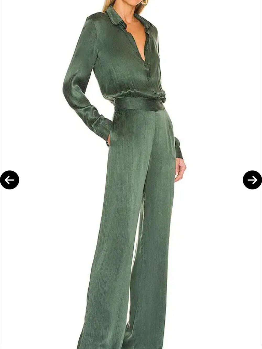 Karina Grimaldi Brighton Solid Jumpsuit NWT - Picture 2 of 12